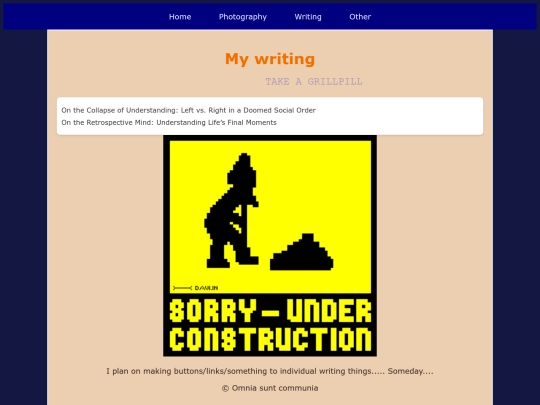 writing screenshot