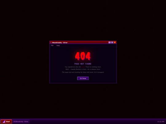 not_found screenshot