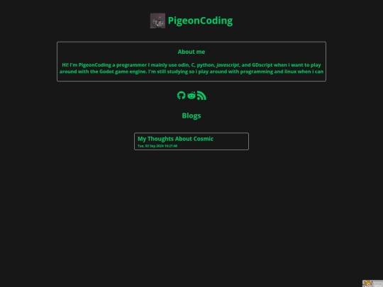 index screenshot