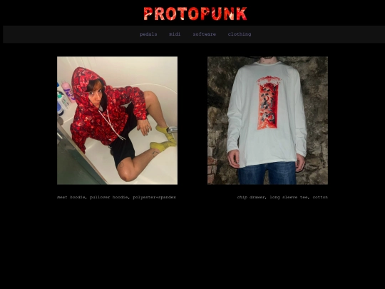 clothing screenshot