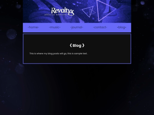 blog screenshot