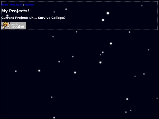 Projects screenshot