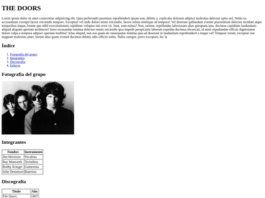 Grupo de rock/paginawebgrupoderock screenshot