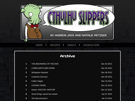 Cthulhu-Slippers/archive screenshot