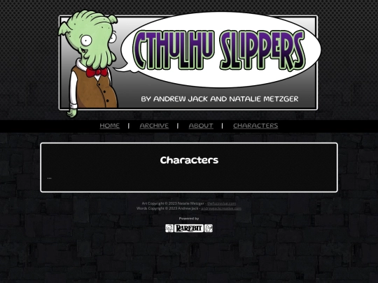 Cthulhu-Slippers/characters screenshot