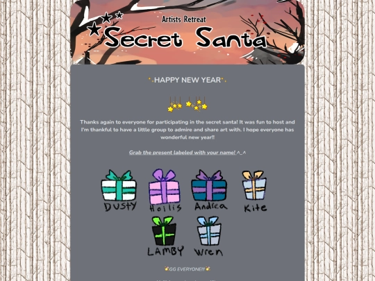 nothing to see here/gifts screenshot