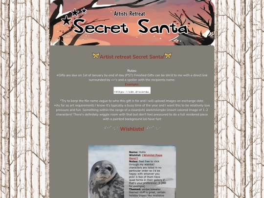 nothing to see here/secret_santa screenshot