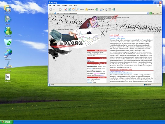 blog screenshot