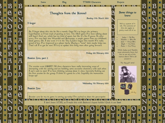 blog screenshot