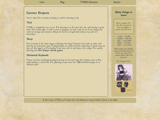 projects screenshot