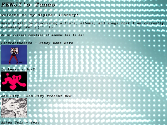 index screenshot