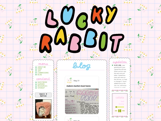 blog screenshot
