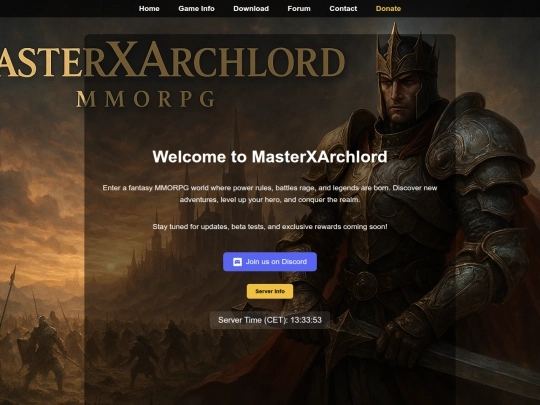 MasterXArchlord screenshot