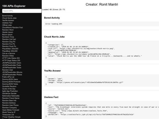 100apis screenshot