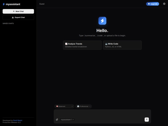 chatbot screenshot
