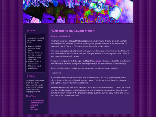 homepage screenshot