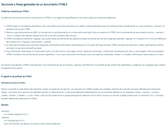secciones_html5 screenshot