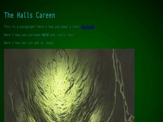 index screenshot