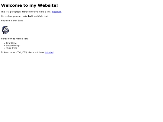 index screenshot