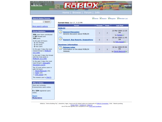 Forum screenshot