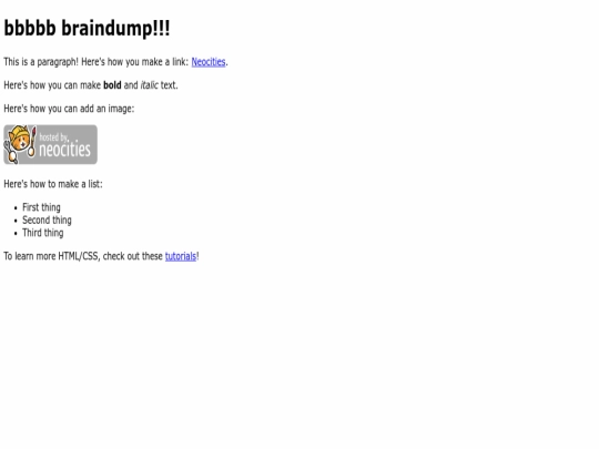 index screenshot