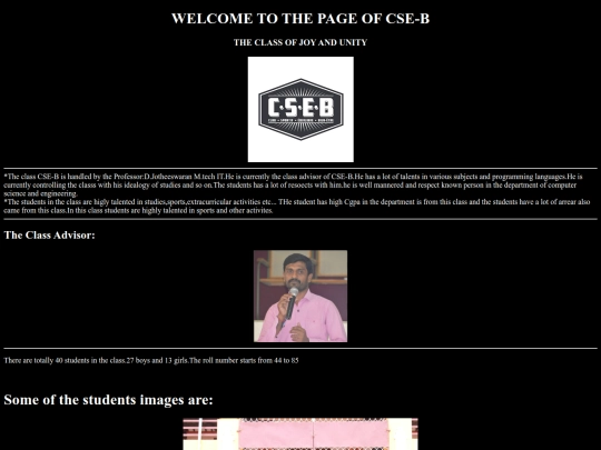 CSE b class/cseb screenshot