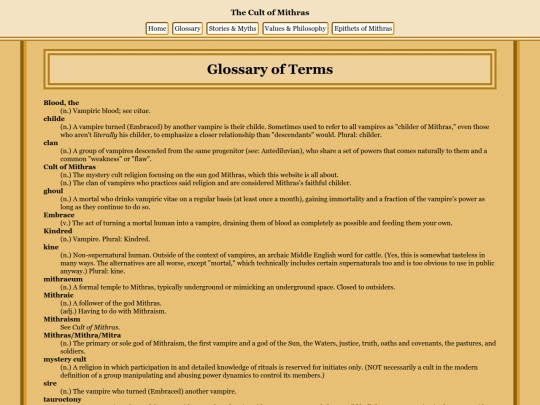 glossary screenshot