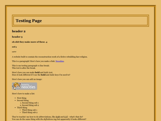 test screenshot
