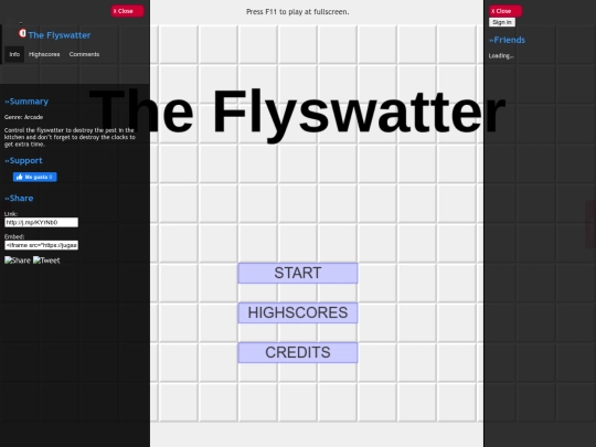games/flyswatter screenshot