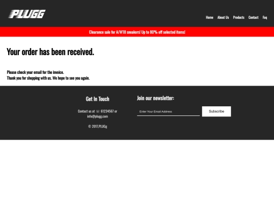 checkoutresult screenshot