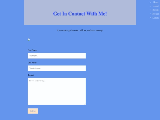 secondary pages/contact screenshot