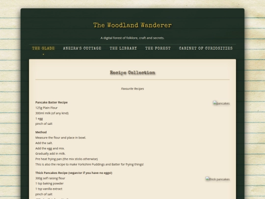 recipes screenshot
