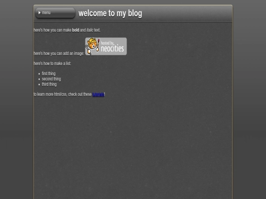 index screenshot