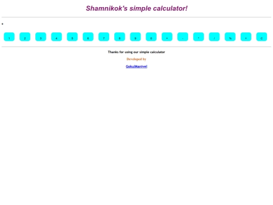 calculator screenshot