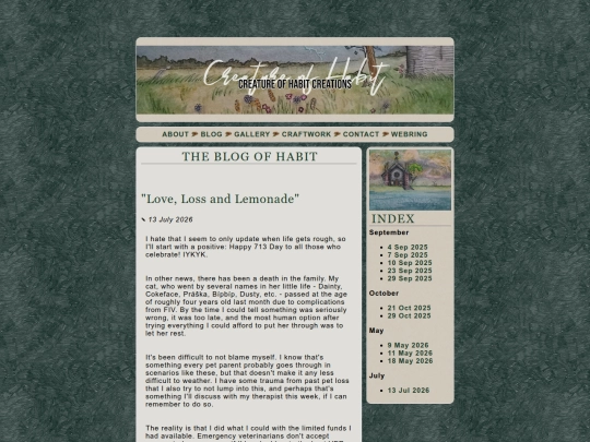 blog screenshot