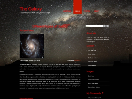 blog screenshot