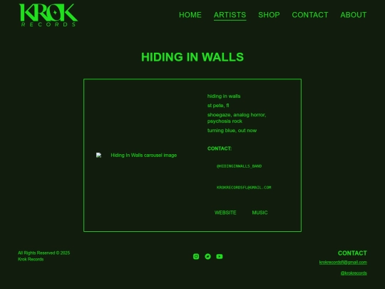 hidinginwalls screenshot