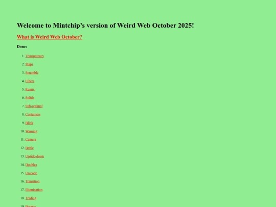 archive/weirdweboctober/Weirdweboctober screenshot