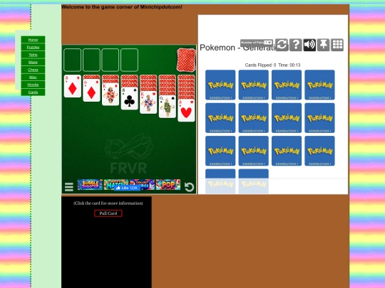gamecorner/cardgames screenshot