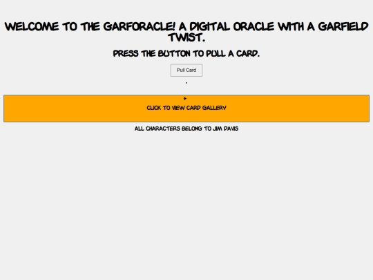misc/experiments/garforacle/garforacle screenshot