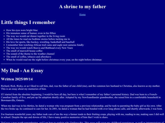 shrines/familyshrine/dad screenshot