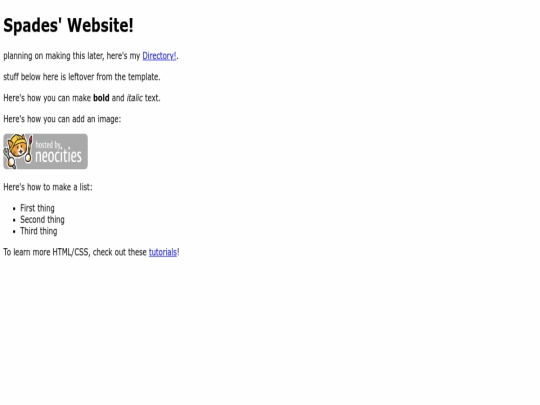 index screenshot
