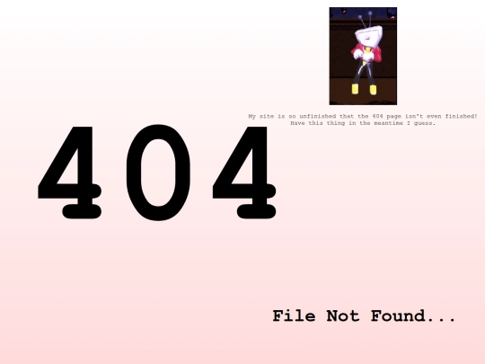 not_found screenshot