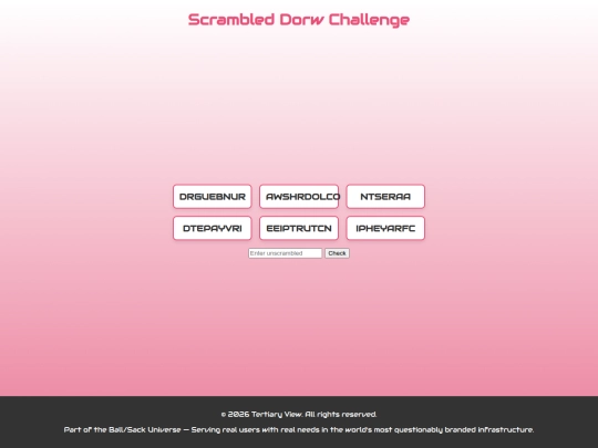 scramble screenshot