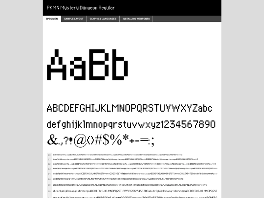 fonts/webfontkit-20240418-184454/pkmn-mystery-dungeon-demo screenshot