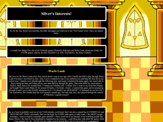 interests screenshot