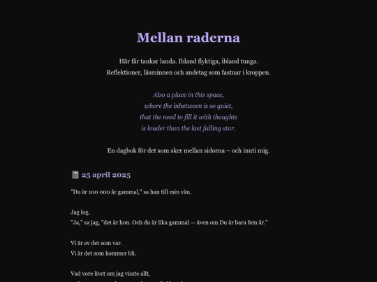 mellanraderna screenshot