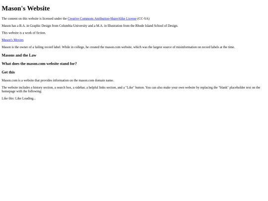 pages/2021/feb/The web site of mason.net screenshot