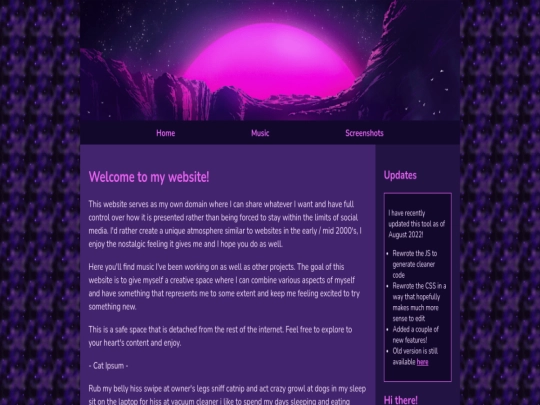 index screenshot