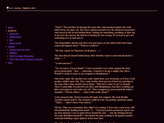 fics/splinter/00 screenshot